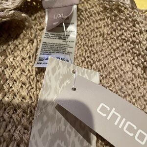 Chico's New with Tags Shawl Wrap, Tan